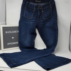 Express Jeans Bell Flare Mid-Rise Size 8